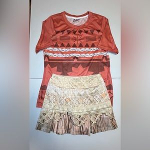 Moana themed running costume